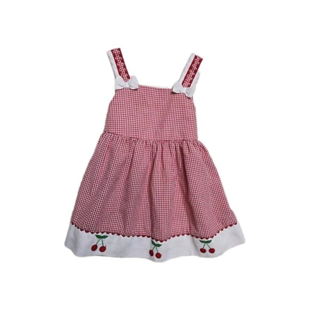 little bitty Girls Dress Sumer 4 T Cherries‎
